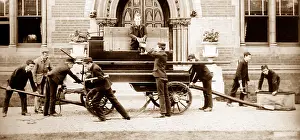 Warehousemen: Fire drill, Rusell Hill Schools, Purley, Victorian period