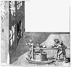 Nouvelle: Fire engine. From Isaac de Caus Nouvelle Invention