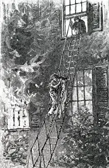 Folding: Fire escape