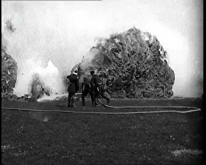 Bails: Fire Fighters Working To Put Out Fires On Massive