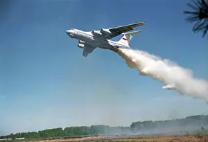 Equipped: Fire-fighting airplane