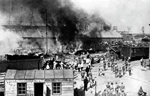Extinguish: Fire-fighting operations at the Port of Odessa, 1918