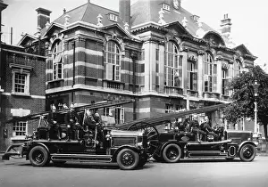 Bruce Castle Museum: Fire Fighting Trucks, Tottenham Firebrigade