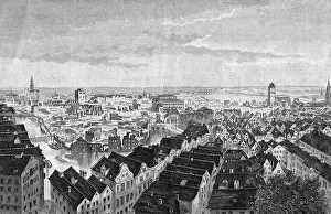 Catastrophy: fire, fires, Hamburg Fire 5.5.1842 - 8.5.1842