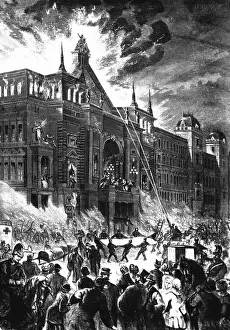 Bystanders: fire, fires, Vienna, fire of the Ringtheater