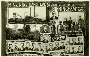 Hamstead: Mine Fire at the Hamstead Colliery, Great Barr, Birmingham