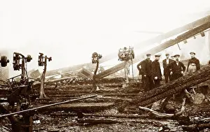Hurst: Fire at J H Hurst in Waterfoot in 1907