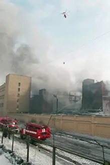 Tire: Fire at Moscow tire plant