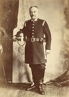 Blyth: Fire officer in studio photograph