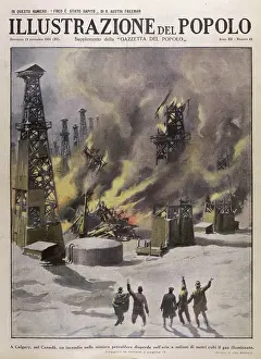 Calgary: FIRE/OIL WELLS/CALGARY