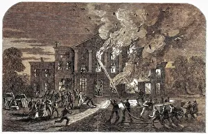 Tackling: Fire at Pengwern Hall, St. Asaph, Wales