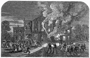 Tackling: Fire at Pengwern Hall, St. Asaph, Wales