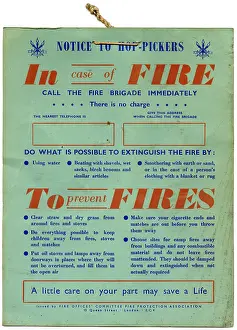 Pickers: FIRE SAFETY HOP PICKERS