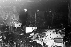 Charred: Fire in two shopping malls in Frankfurt