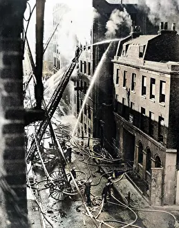 Tackling: Fire in Southwark, London 1926