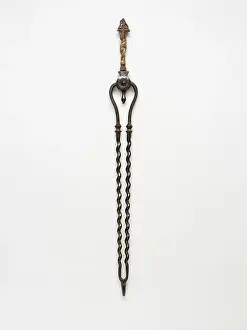 Finial: Fire tongs