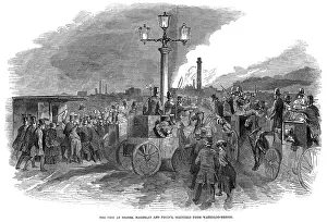 Spectating: Fire on the Westminster Road, London