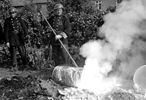 Chertsey: Firefighters deal with small fire caused by explosion, WW2
