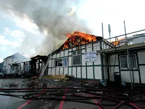 Vallis: Firefighters respond to a building fire, West London