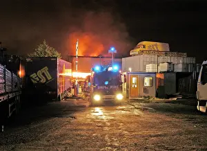Sidings: Firefighters respond to a fire, East London