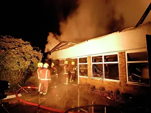 Hatton: Firefighters respond to a fire at Hatton Road