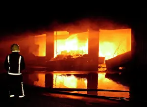 Uxbridge: Firefighters at scene of 15 pump fire in Uxbridge