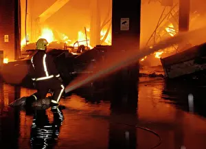 Uxbridge: Firefighters at scene of 15 pump fire in Uxbridge