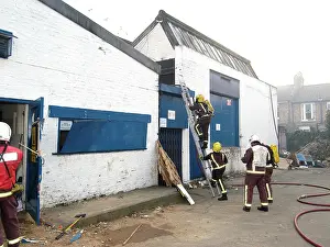 Coleridge: Firefighters at scene of commercial premises fire