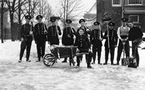 Barrows: Firefighters and winter snows, WW2