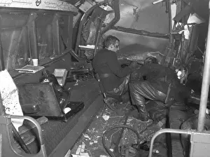 Moorgate: Firefighters at work in London Underground