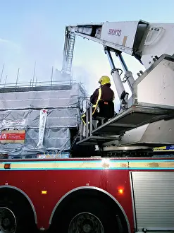 Walthamstow: Firefighters working at scene of fire in Walthamstow