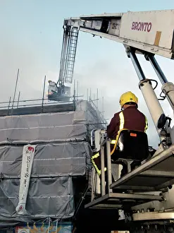 Walthamstow: Firefighters working at scene of fire in Walthamstow