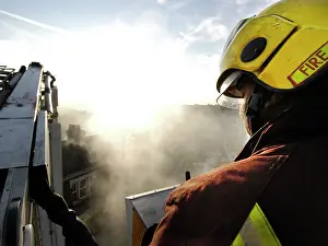 Walthamstow: Firefighters working at scene of fire in Walthamstow