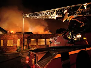 Eltham: Firefighters working at scene of pub fire, SE London