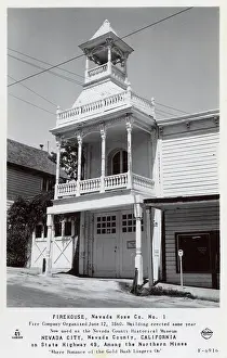 Utilities: Firehouse, Nevada City, Nevada County, California, USA
