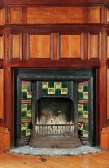 Gaudis: Fireplace, Dining room, El Capricho de Gaudi, Comillas