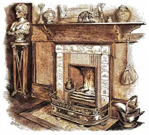 Scribners: FIREPLACE/SCRIBNERS