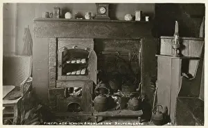 Scones: Fireplace at Wagon and Horses pub, Saltergate