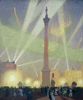 Searchlights: Fires of Victory, Trafalgar Square