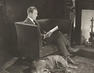 Loveseat: Fireside reading