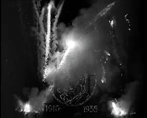 Firework: Firework Explode in Front of an Illuminated