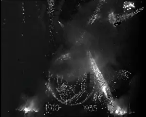 Firework: Firework Explode in Front of an Illuminated