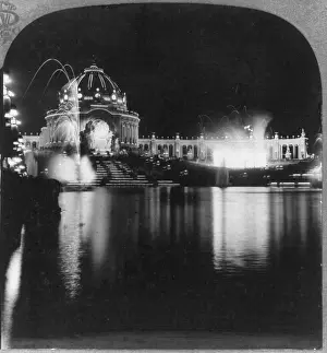 Stereocard: Fireworks, the finale of the exosition, ?