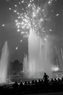 Sozinov: Fireworks show in Moscow, 1979