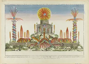 Greve: The fireworks on Place de Greve