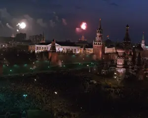 Rooftop: Fireworks over Red Square, 1984