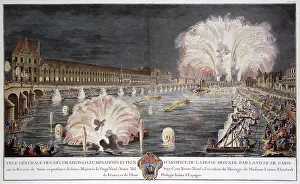 Infante: Fireworks on the River Seine, Paris