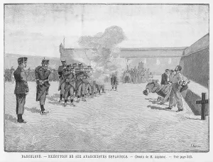 Anarchists: FIRING SQUAD/SPAIN/C19TH