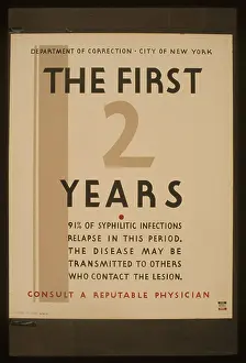 Seek: The first 2 years consult a reputable physician 91% of syphi