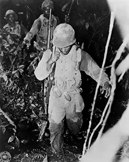 Bougainville: First African American infantry unit to ?